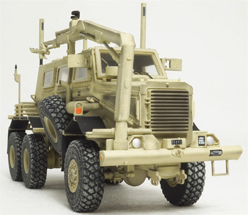 T-MODEL Buffalo Lightning Protection Vehicle US Marine Iraq 2006 desert color 1:72 Tank Pre-built Model