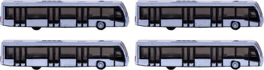 Herpa Airport Bus Set 4-in-1 set 1:500 Accessory Pre-built  Airliner Model Display