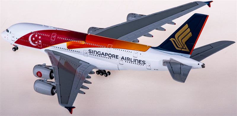 JC Wings Singapore Airlines Airbus A380 9V-SKI 1:400 Diecast Model view 3