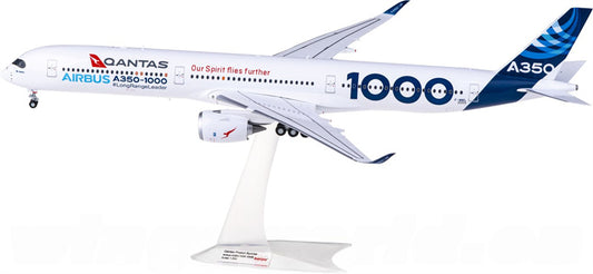 Herpa Qantas for Airbus A350-1000 F-WMIL 1:200 Aircraft Pre-built  Airliner Model Display
