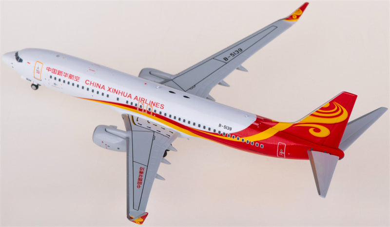 NG Models China Xinhua Airlines Boeing 737-800 B-5139 1:400 Diecast Model view 3