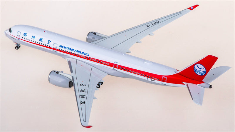 NG Models 1:400 Sichuan Airlines Airbus A350-900 B-304U Diecast Model view 4