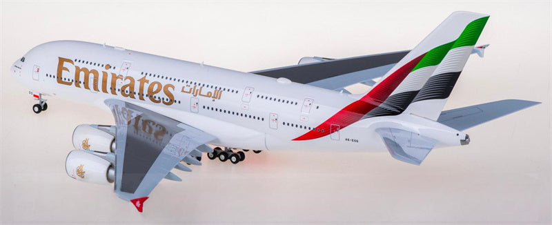 Herpa Emirates Airbus A380 A6-EOG 1:200 Aircraft Pre-built  Airliner Model Display