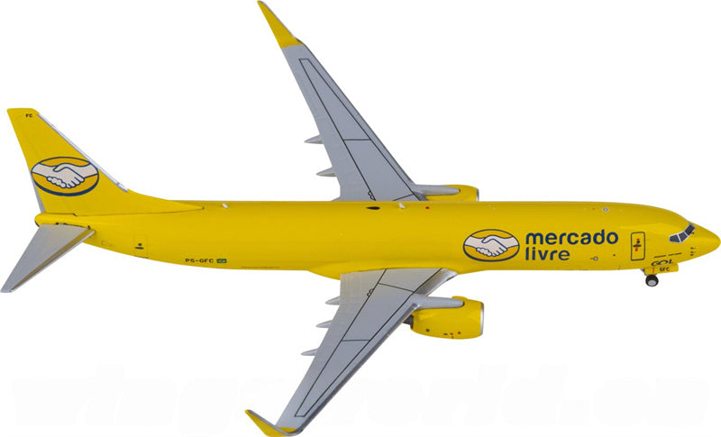 NG Models Mercado Libre Boeing 737-800BCF PS-GFC 1:400 Diecast Model view 1