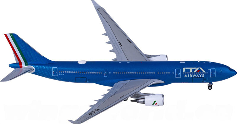 ジェミニジェッツ ITAエアウェイズ エアバス A330-200 EI-EJP 1:400 飛行機 組み立て済み旅客機モデル ディスプレイ