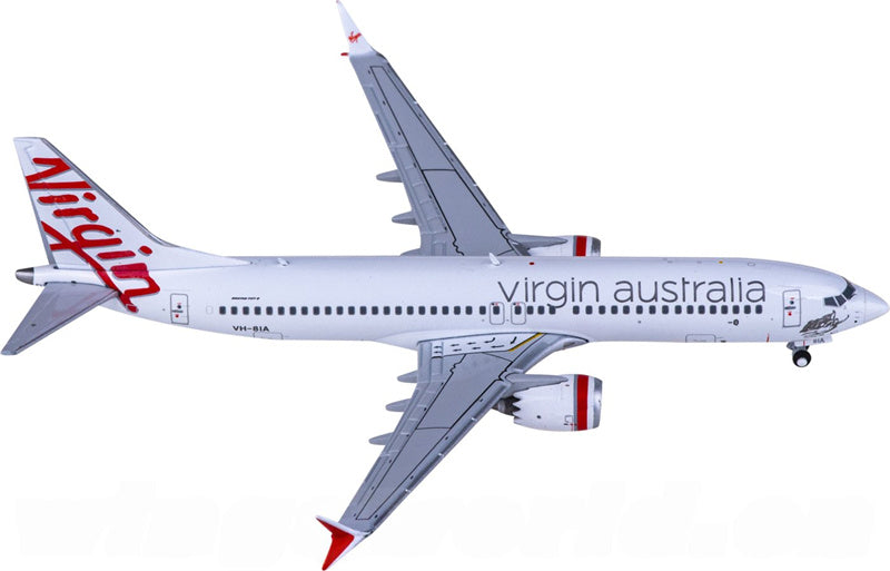 Geminijets Virgin Australia Boeing 737 MAX 8 VH-8IA 1:400 Diecast Model view 1
