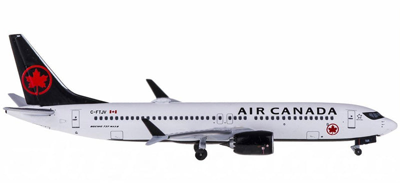 AeroClassics Air Canada Boeing 737 MAX 8 C-FTJV 1:400 Diecast Model view 3