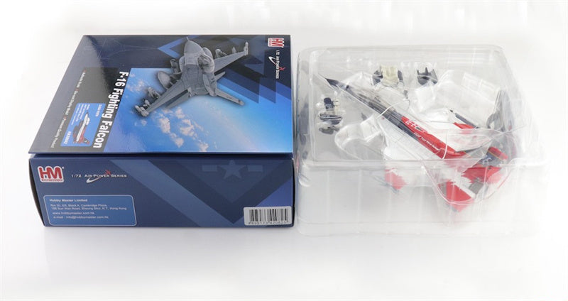 HOBBY MASTER F16D Fighting Falcon X-62A VISTA 86-0048  USAF Test Pilot School Edwards AFB May 2 2024 (w/2 x ACMI pod (wing tip) + 1 center fuel tank) 1:72 Aircraft Pre-built Model