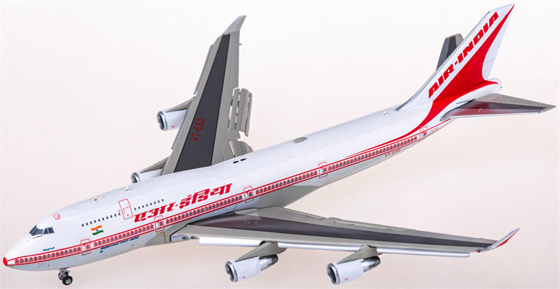 JC Wings Air India Boeing 747-400 VT-ESO Flaps Down 1:400 Diecast Model view 1