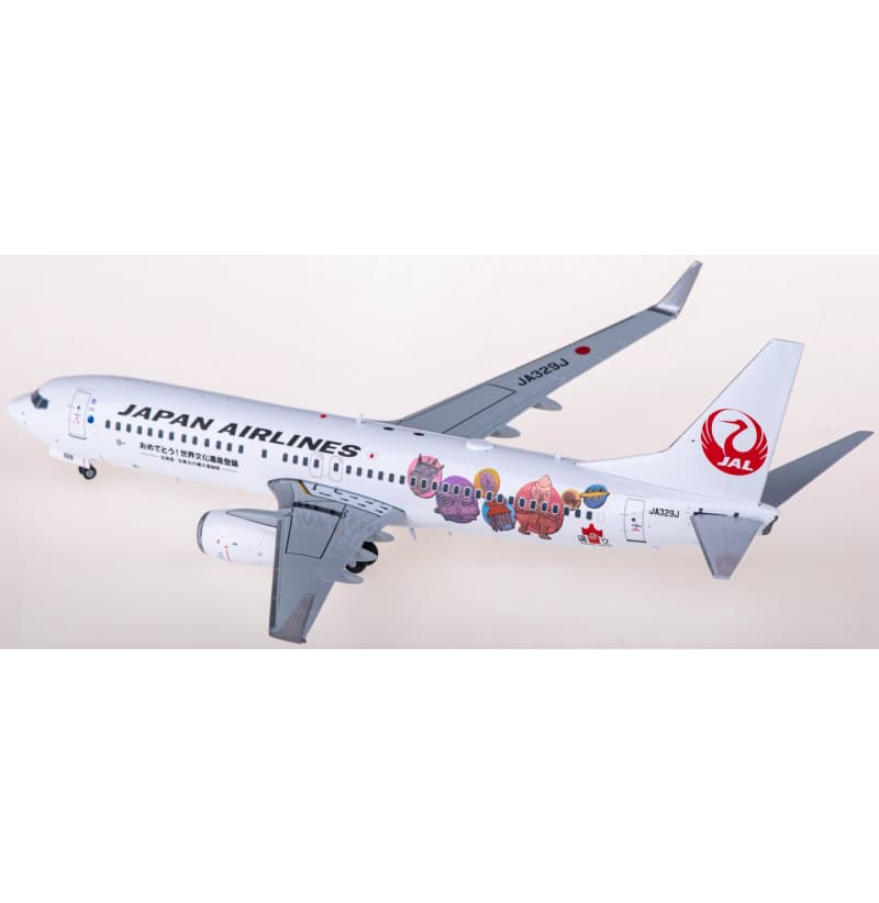 JC Wings Japan Airlines Boeing 737-800 JA329J 1:200 Aircraft Pre-built  Airliner Model Display