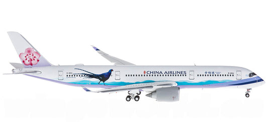 JC Wings China Airlines Airbus A350-900 B-18901 Flaps Down 1:400 Diecast Model view 1