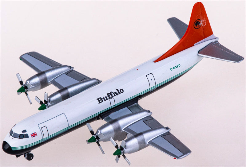 AeroClassics Buffalo Airways Lockheed L-188 C-GXFC 1:400 Diecast Model view 3