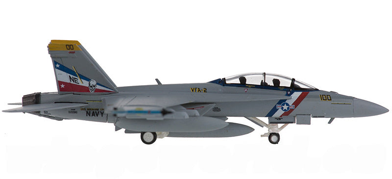 Hogan F/A-18F Super Hornet VFA-2 Bounty Hunters NE100 1:200 Diecast Model view 4