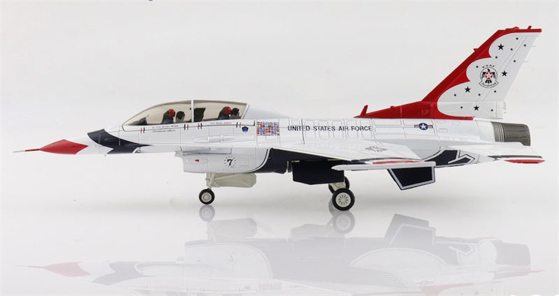 HOBBY MASTER F16D Fighting Falcon Thunderbirds No.7 plane USAF Nellis AFB 2017 1:72 Aircraft Pre-built Model