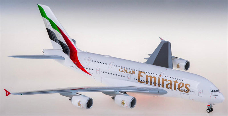 Herpa Emirates Airbus A380 A6-EOG 1:200 Aircraft Pre-built  Airliner Model Display