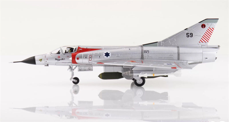 HOBBY MASTER Mirage IIICJ first Shahak kill No. 59 flown by Yoram Agmon 101 Squadron IAF Hatzor Air Base July 1966 1:72 Aircraft Pre-built Model