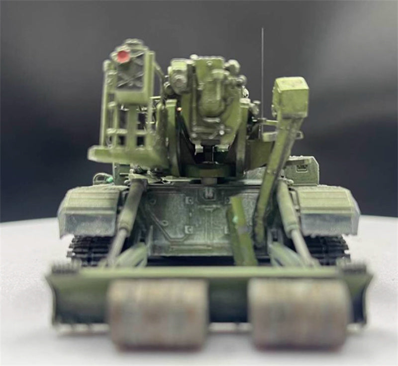 AM Russian Pion 2S7M M-1975 self-propelled howitzer with random tank numbers 1:72 Tank Pre-built Model