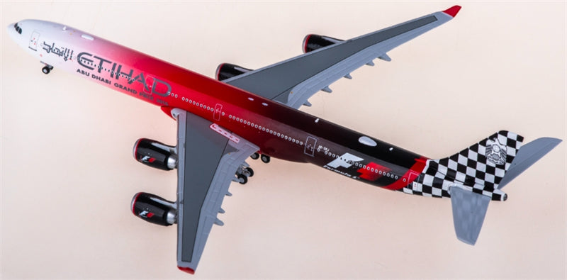 JC Wings Etihad Airways Airbus A340-600 A6-EHJ 1:400 Diecast Model view 3