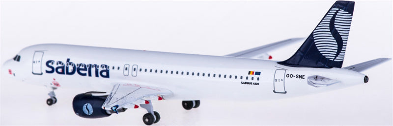 AeroClassics Sabena Airbus A320 OO-SNE 1:400 Diecast Model view 2