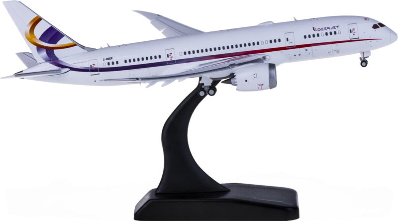 JC Wings DeerJet Boeing 787-8 2-DEER Flaps Down 1:400 Diecast Model view 1