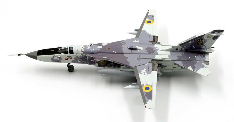 Calibre Wings SU-24MR Ukrainian 59 Yellow 1:72 Aircraft Pre-built Model