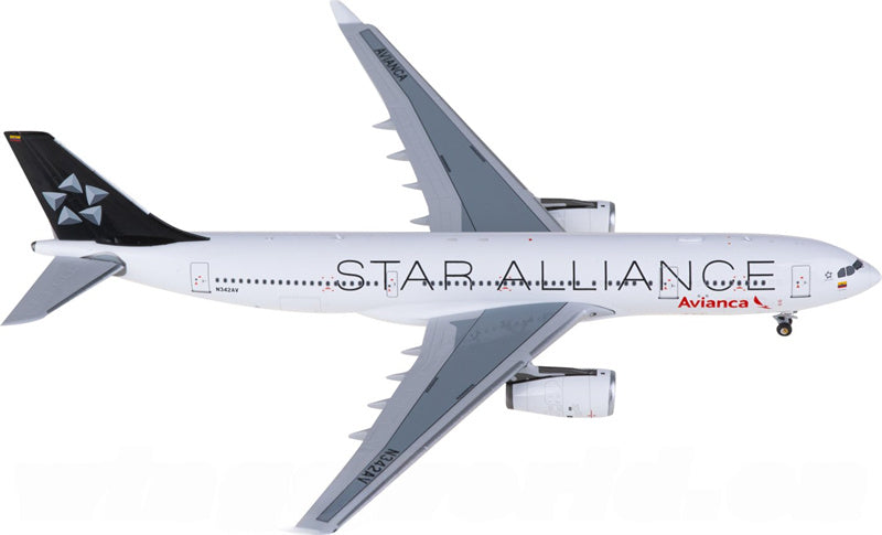 NG Models Avianca Airbus A330-200 N342AV 1:400 Diecast Model view 4