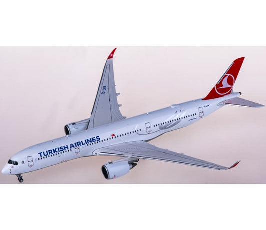 JC Wings Turkish Airlines Airbus A350-900XWB TC-LGA 1:400 Aircraft Pre-built  Airliner Model Display