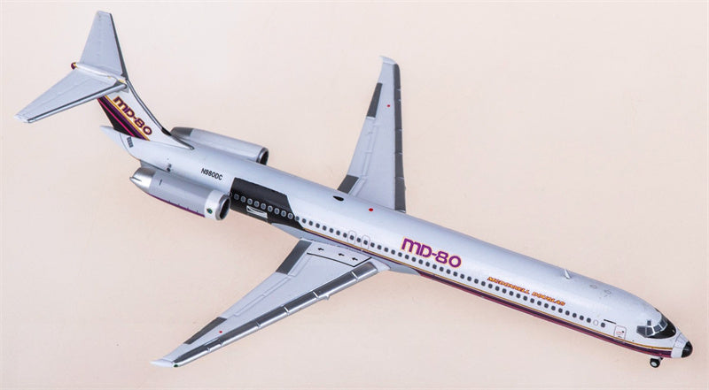 JC Wings 1:400 McDonnell Douglas MD-81 N980DC Diecast Model view 2