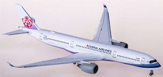 JC Wings China Airlines for Airbus A350-900XWB B-18912 Flaps Down 1:400 Airplane Pre-built  Airliner Model Display