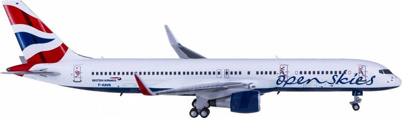 NG Models British Airways Boeing 757-200 F-HAVN 1:400 Airplan Diecast Model view 3
