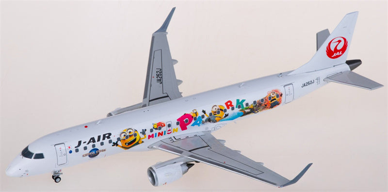 JC Wings J-Air Embraer ERJ-190STD JA252J 1:200 Aircraft Pre-built  Airliner Model Display