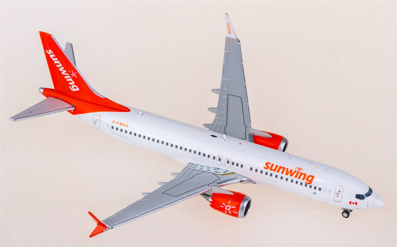 JC Wings Sunwing Airlines Boeing 737 MAX 8 C-FMXA 1:400 Diecast Model view 4