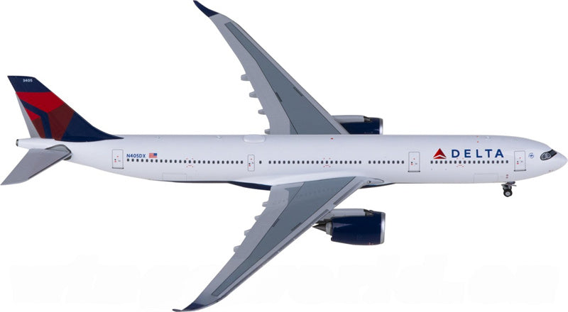 NG Models Delta Air Lines Airbus A330-900neo N405DX 1:400 Diecast Model view 3