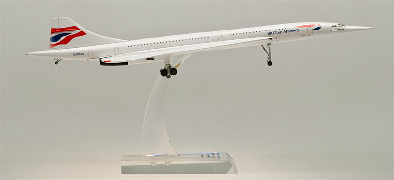 Hogan BRITISH AIRWAYS CONCORDE G-BOAG 1:200 Diecast Model view 4