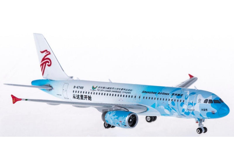 Phoenix Shenzhen Airlines Airbus A320 B-6749 1:400 Aircraft Pre-built  Airliner Model Display