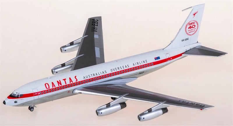 AeroClassics 1:200 Qantas Boeing 707-100 VH-EBC Model