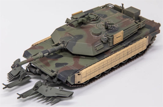 Dragon M1A1 AIM TUSK W/Mine Plow (Travel Mode) 1:72 Tank Pre-built Model