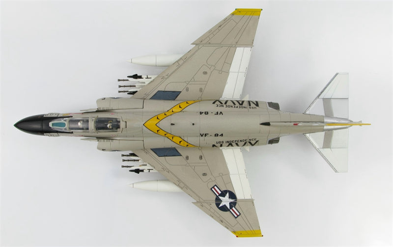 HOBBY MASTER USN F-4B VF-84 Jolly Rogers 1:72 Model 1965 USS Independence 151474