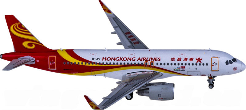 JC Wings Hong Kong Airlines A320 B-LPO 1:400 Diecast Model view 3