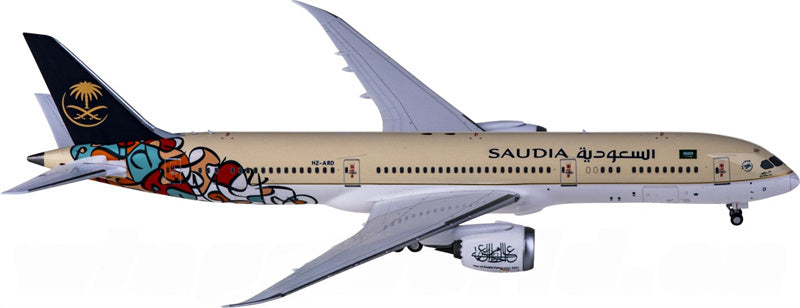 NG models Saudia Boeing 787-9 HZ-ARD 1:400 Diecast Model view 2