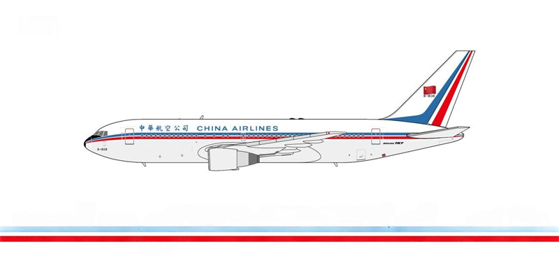 C China Airlines Boeing 767-200 B-1838 1:400 Diecast Model view 1