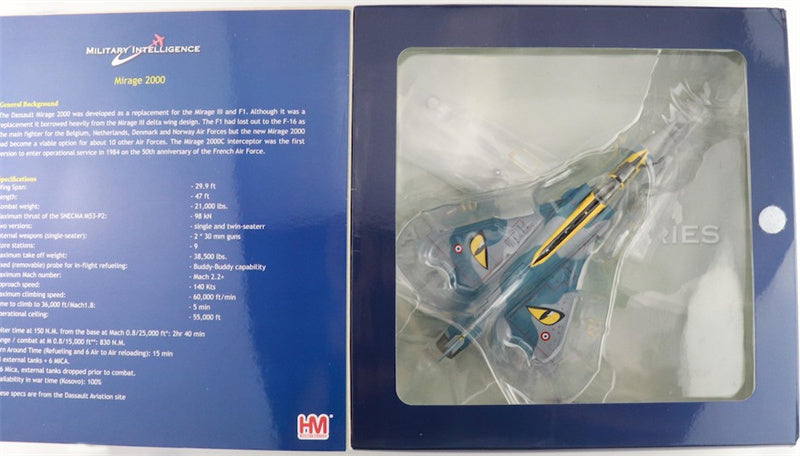 HOBBY MASTER Dassault Mirage 2000-5 188-EF/45 100 Years of SPA 88 Squadron EC3/11 Corse 2017 (2 x 2000l fuel tank 1x 1300l fuel tank 2 x MICA IR 4 x MICA EM) 1:72 Aircraft Pre-built Model