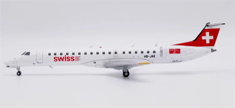 JC Wings Swiss Embraer ERJ-145LU HB-JAK 1:200 Aircraft Model