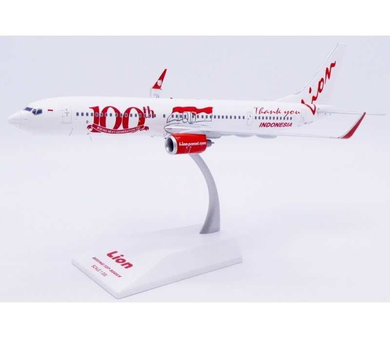 JC Wings 1:200 Lion Air B737-900ER PK-LOF  DIECAST Model