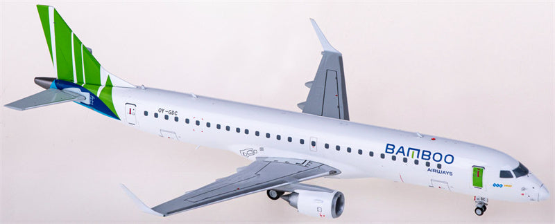 JC Wings Bamboo Airways for Embraer ERJ-190-200LR OY-GDC 1:200 Airplane Pre-built  Airliner Model Display