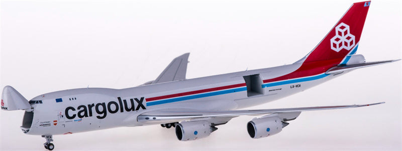 Geminijets Cargolux Boeing 747-8F LX-VCA Interactive Series 1:400 Diecast Model view 1