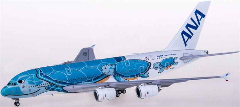JC Wings ANA for Airbus A380 JA381A Lani 1:400 Airplane Pre-built  Airliner Model Display