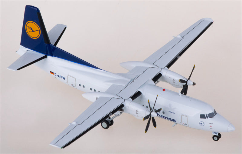 JC Wings Lufthansa Fokker 50 D-AFFH 1:200 Diecast Model view 1