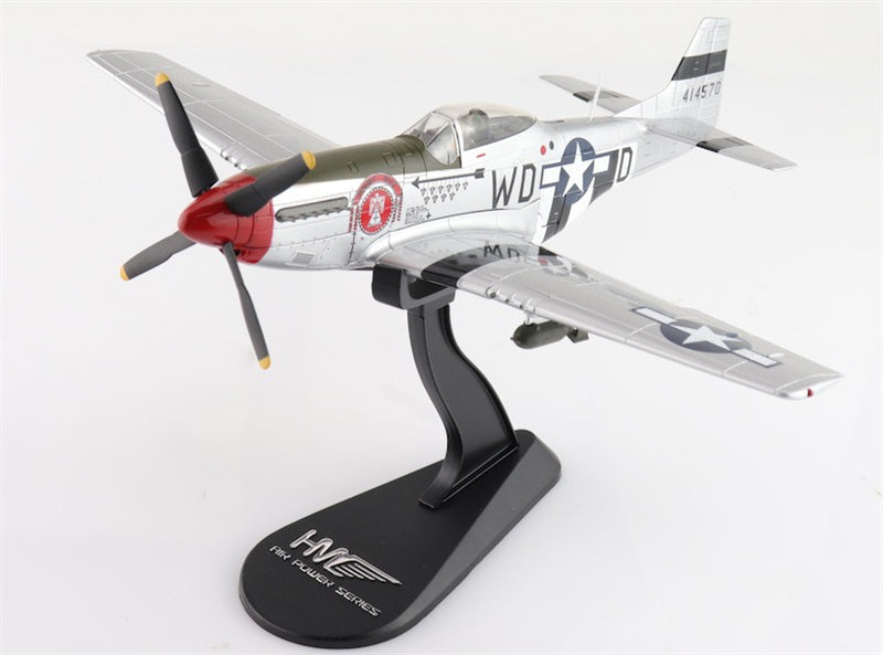 HOBBY MASTER P51D Mustang USAAF 335 FS/4 FG Captain Ted Lines 1:48 Aircraft Pre-built Model