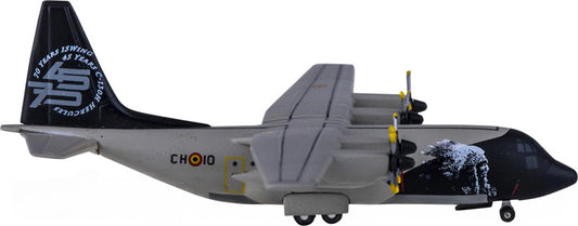 Herpa Belgian Air Component Lockheed C-130H Hercules CH-10 1:500 Diecast Model view 1